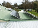 Solar power panels structural support